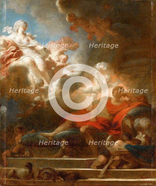 The Warrior's Dream of Love. Artist: Fragonard, Jean Honoré (1732-1806)