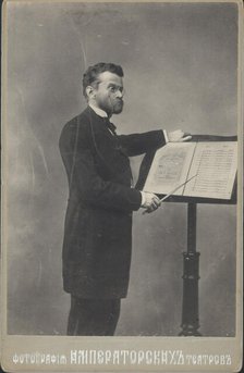 Portrait of the conductor and composer Eduard Nápravník (1839-1916). Creator: Anonymous.