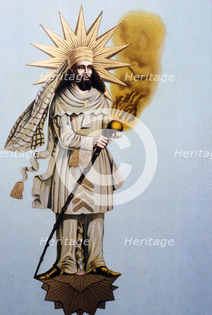 Zoroaster, from Maharashtra, India, c19th century. Artist: Unknown.