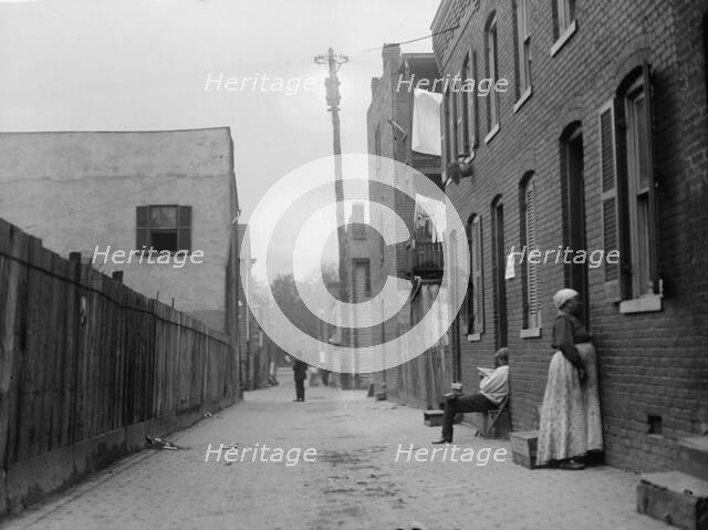 Alley Clearance. Slum Views, 1914. Creator: Harris & Ewing.
