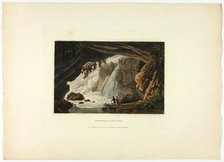 Grotto of Neptune, plate twenty-three from the Ruins of Rome, published February 1, 1798. Creator: Matthew Dubourg.