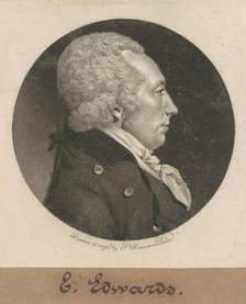 Edward Edwards, 1799. Creator: Charles Balthazar Julien Févret de Saint-Mémin.