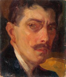 Study for a Self-Portrait, around 1900. Creator: Ludovit Pitthordt.
