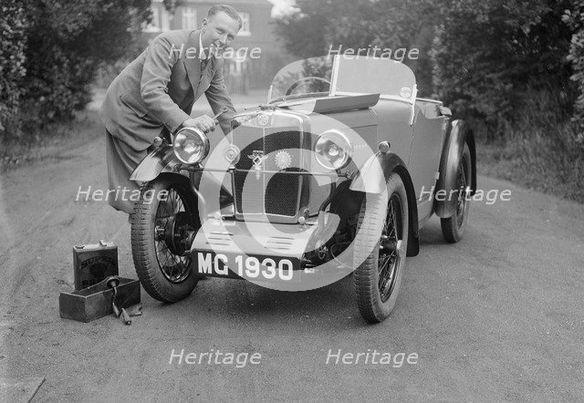 MG M type of C Robinson, c1929. Artist: Bill Brunell.