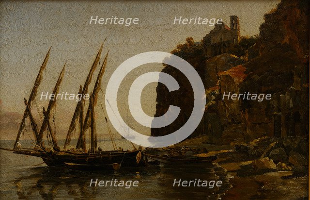 View of Vico Between Castellammare and Sorrento, 1828-1829.