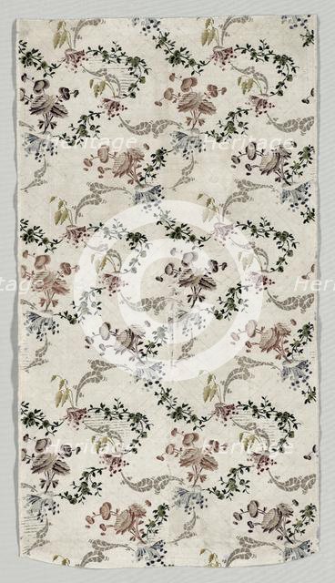 Length of Brocaded Silk, 1723-1774. Creator: Jean Baptiste Pillement (French, 1728-1808), style of.