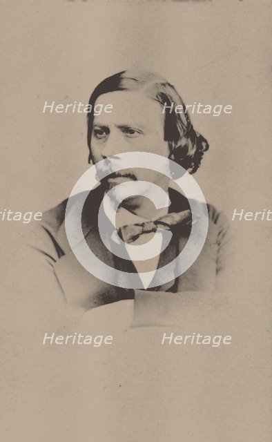 Portrait of the composer Giovanni Bottesini (1821-1889).