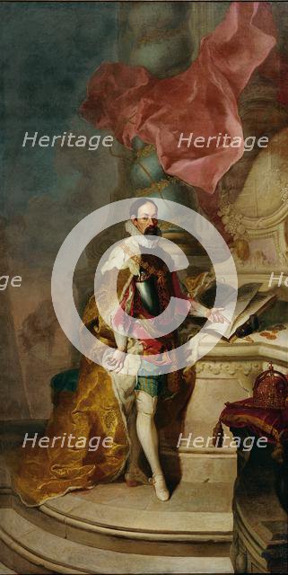 Portrait of Matthias (1557-1619), Holy Roman Emperor, ca 1760. Creator: Palko, Franz Anton (1717-1766).