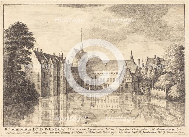 Groenendael Abbey, 1647. Creator: Wenceslaus Hollar.