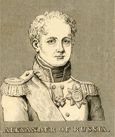'Alexander of Russia', (1777-1825), 1830. Creator: Unknown.