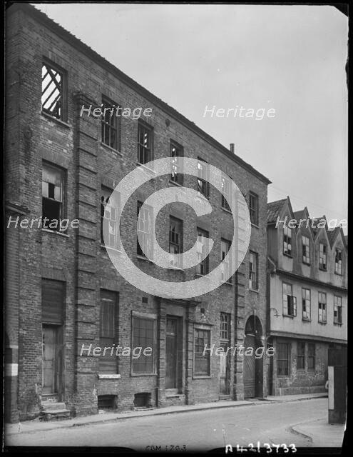 Norfolk Iron Works, Coslany Street, Norwich, Norfolk, 1942. Creator: George Bernard Mason.
