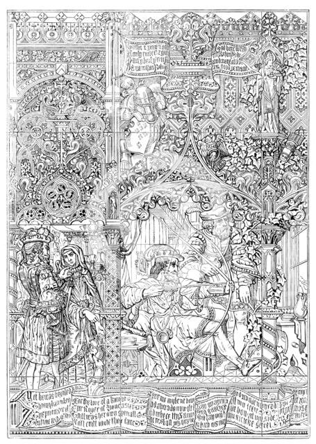 The International Exhibition: stained-glass window by Messrs. Chance Brothers..., 1862. Creator: Unknown.