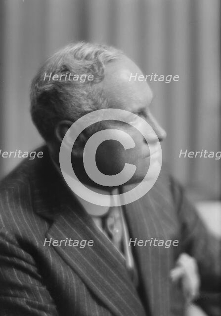 Breese, James L., Mr., portrait photograph, 1914. Creator: Arnold Genthe.