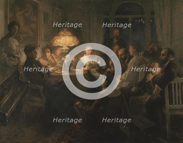 Friends, 1900. Creator: Hanna Pauli.