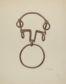 Ring Bit, c. 1938. Creator: Gordena Jackson.