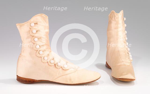 Boots, American, ca. 1871. Creator: Unknown.
