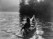 Into the shadow-Clayoquot, c1910. Creator: Edward Sheriff Curtis.