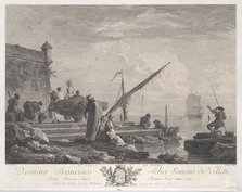 First View of the Levant, ca. 1760. Creator: Jacques Aliamet.