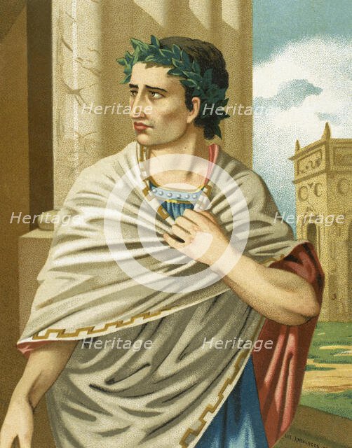 Portrait of Gaius Julius Caesar, 1875.  Creator: Unknown.