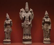 Vishnu with Shri, and Bhu, 900-950. Creator: Unknown.