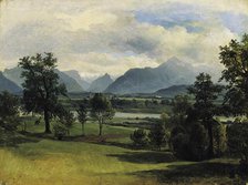 View of Liefering, after 1830. Creator: Friedrich Gauermann.