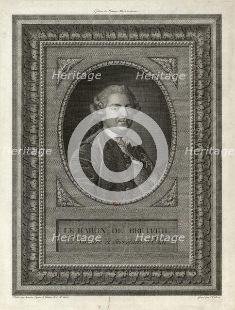 Louis Charles Auguste Le Tonnelier, Baron de Breteuil (1730-1807). Creator: Hubert, François (1744-1809).