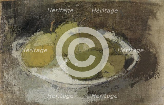 Still Life in Green, c1930. Creator: Helene Schjerfbeck.