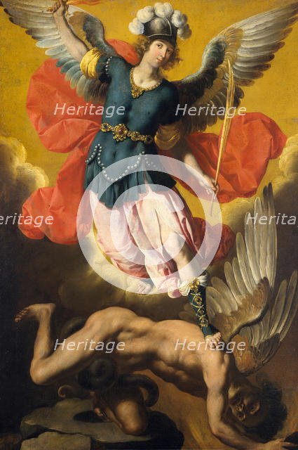 Saint Michael the Archangel, 1640s. Creator: Ignacio de Ries.