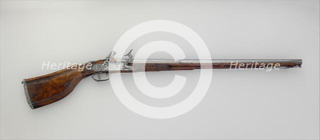 Carbine with Flintlock alla Fiorentina, Italian, Brescia, ca. 1660-70. Creators: Carlo Bottarelli, Giovanni Lazzarino Cominazzo.