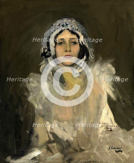 Ballerina Anna Pavlova as The Swan.