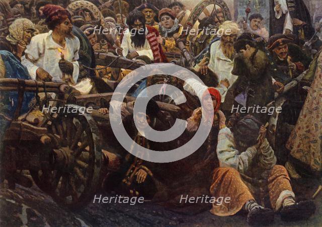 'The Morning before the Execution', 1881, (1965). Creator: Vasily Surikov.