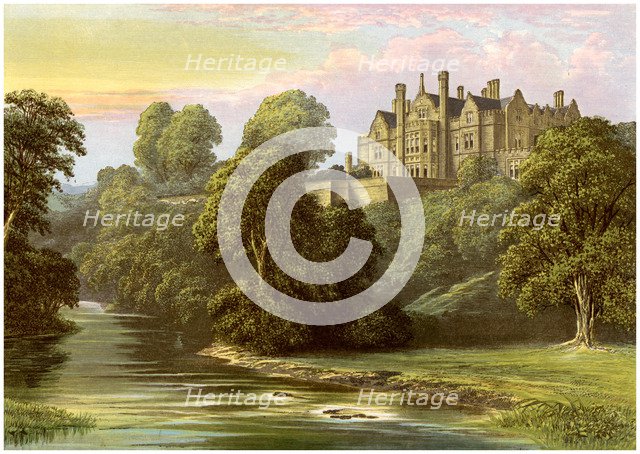 Lilburn Tower, Northumberland, home of the Collingwood family, c1880. Artist: Unknown