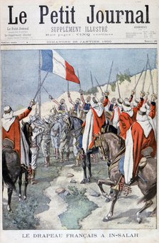 The French flag in In Salah, Algeria, 1900. Artist: Unknown