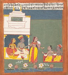 Ragini Des Variri: Page from a Dispersed Ragamala Series (Garland of Musical Modes), ca. 1680. Creator: Unknown.