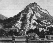 'View of the Pyramidal Hill, Ulwar', c1891. Creator: James Grant.