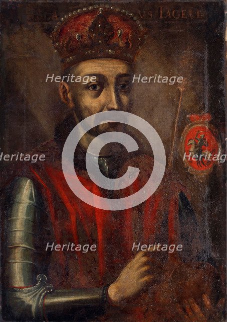 Portrait of King Wladyslaw II. Jagiello, Mid of 17th century. Artist: Anonymous  