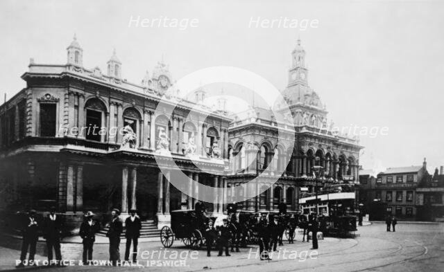 Post Office and Town Hall, Ipswich, England. Creator: Unknown.