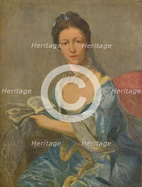'Fanny Burney (Mme. D'Arblay)', c1780, (1920). Creator: Nathaniel Hone.