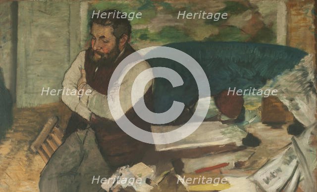 Portrait of Diego Martelli, 1879. Creator: Degas, Edgar (1834-1917).