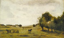 View near Epernon, 1850/1860. Creator: Jean-Baptiste-Camille Corot.