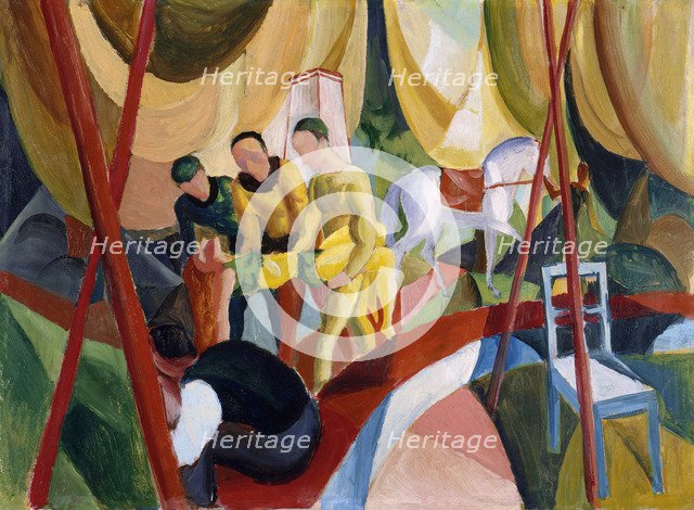 Circus, 1913. Artist: Macke, August (1887-1914)