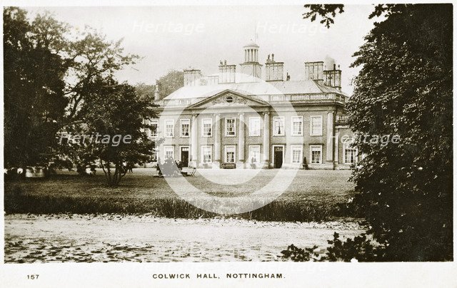 Colwick Hall, Colwick, Nottinghamshire, c1900s. Artist: Unknown