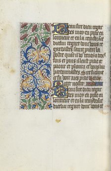 Book of Hours (Use of Rouen): fol. 153v, c. 1470. Creator: Master of the Geneva Latini (French, active Rouen, 1460-80).