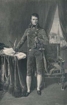 'Napoleon Bonaparte, First Consul', 1803-1804, (1896). Artist: T Johnson.