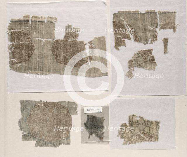 Fragment with Octagons and Four-Pointed Stars, 1521-1955. Creator: Unknown.