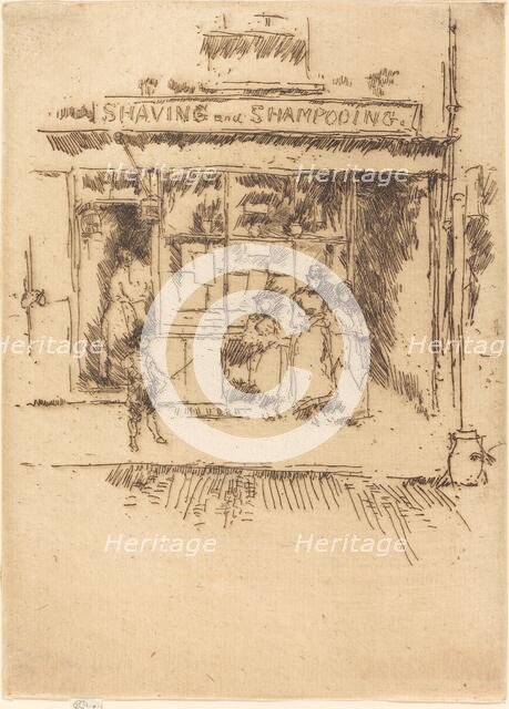 Shaving and Shampooing, c. 1886/1888. Creator: James Abbott McNeill Whistler.