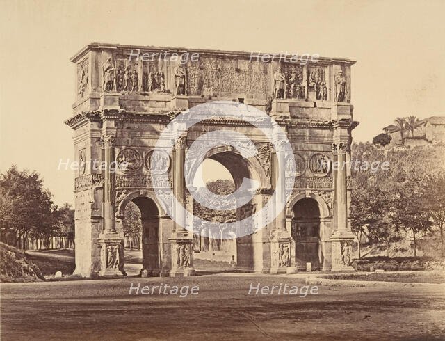 Arco di Constantino, 1848-52. Creator: Eugène Constant.