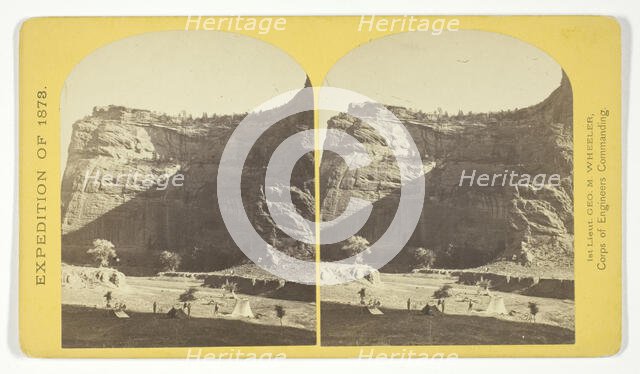 Circle Walls, Cañon de Chelle..., 1873. Creator: Tim O'Sullivan.