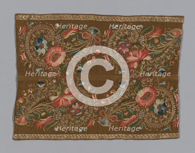 Fragment (Towel End), Turkey, 19th century. Creator: Unknown.