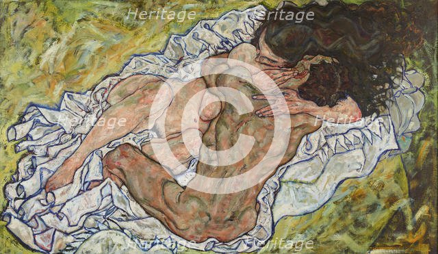 The Embrace, 1917. Creator: Schiele, Egon (1890-1918).